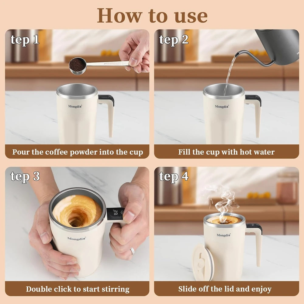 Mongdio Self Stirring Coffee Mug