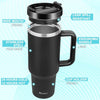 Lavender Insulated Travel Tumbler with Handle