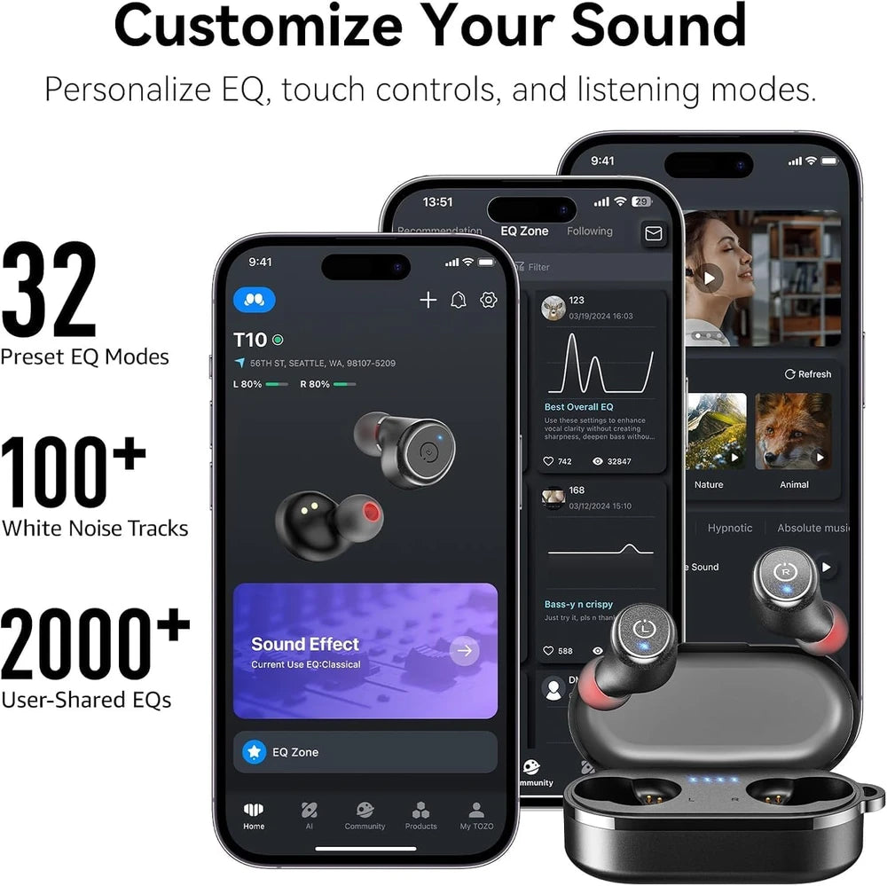 TOZO T10 Wireless Earbuds